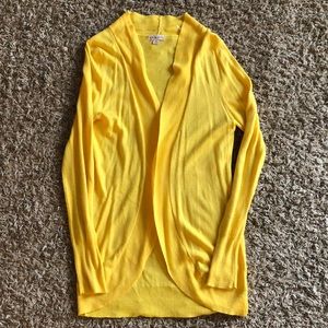 Merona cardigan size M canary yellow long sleeve